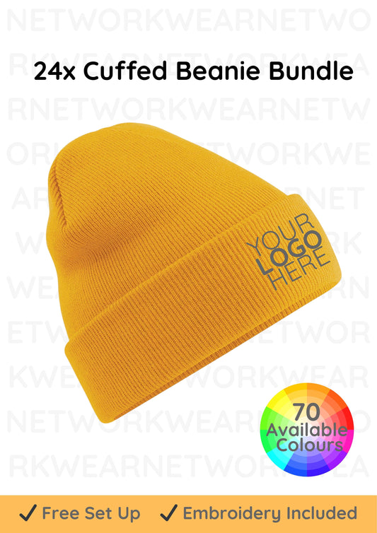 24 Cuffed Beanie Bundle
