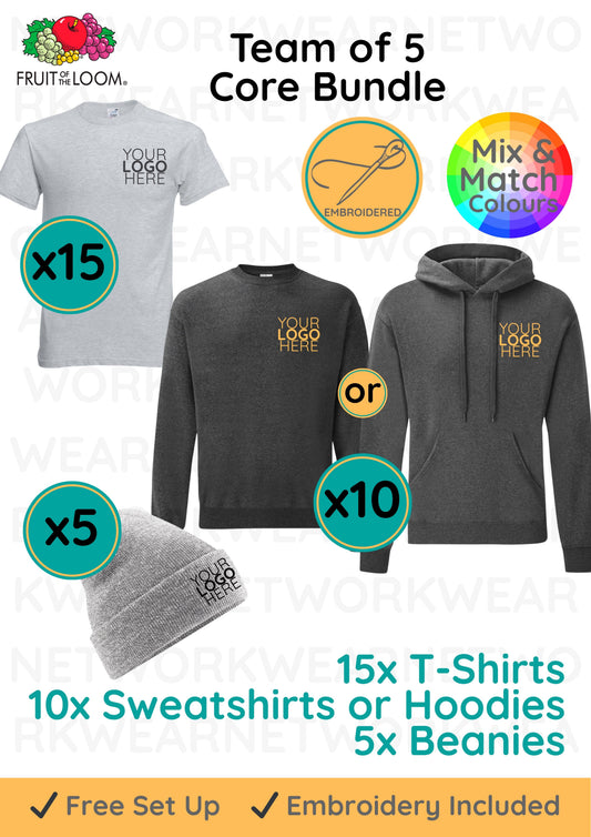 Team of 5 Core Bundle