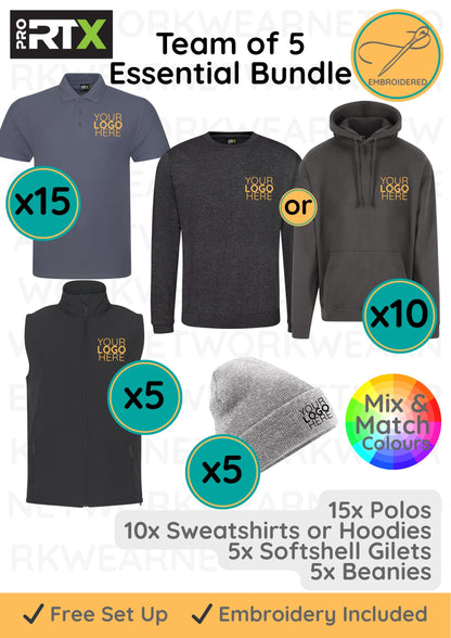 Team of 5 Essential Bundle